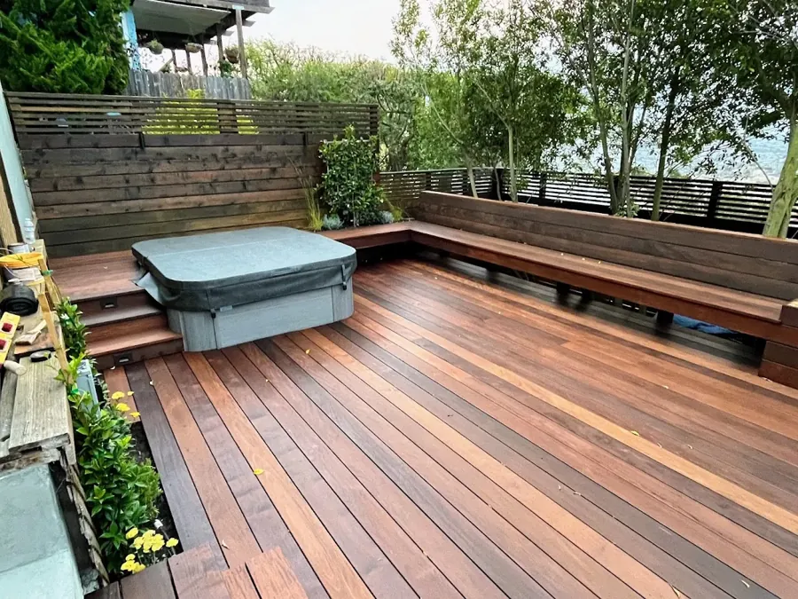 David Katz's spa install